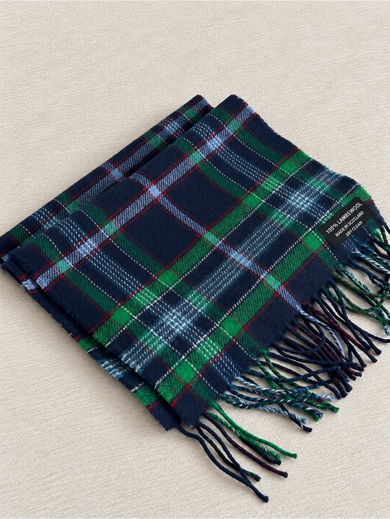 Other - Plaid 100% Wool Scarf - made in Scotland